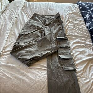 Abercrombie & Fitch Olive Green Womens Cargo Pants